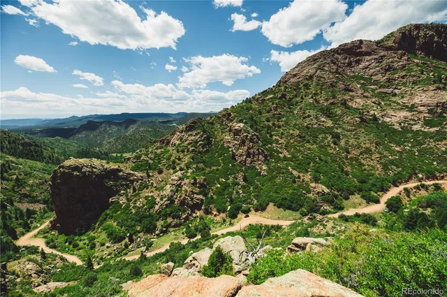 a view of lake with mountain