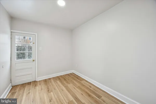 a view of wooden floor in a room
