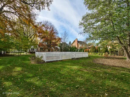 a view of yard with tree and green space