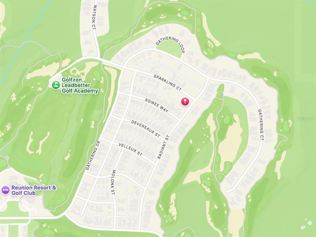 a view of a swimming pool with a window