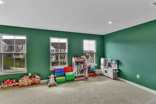 a children room with toys