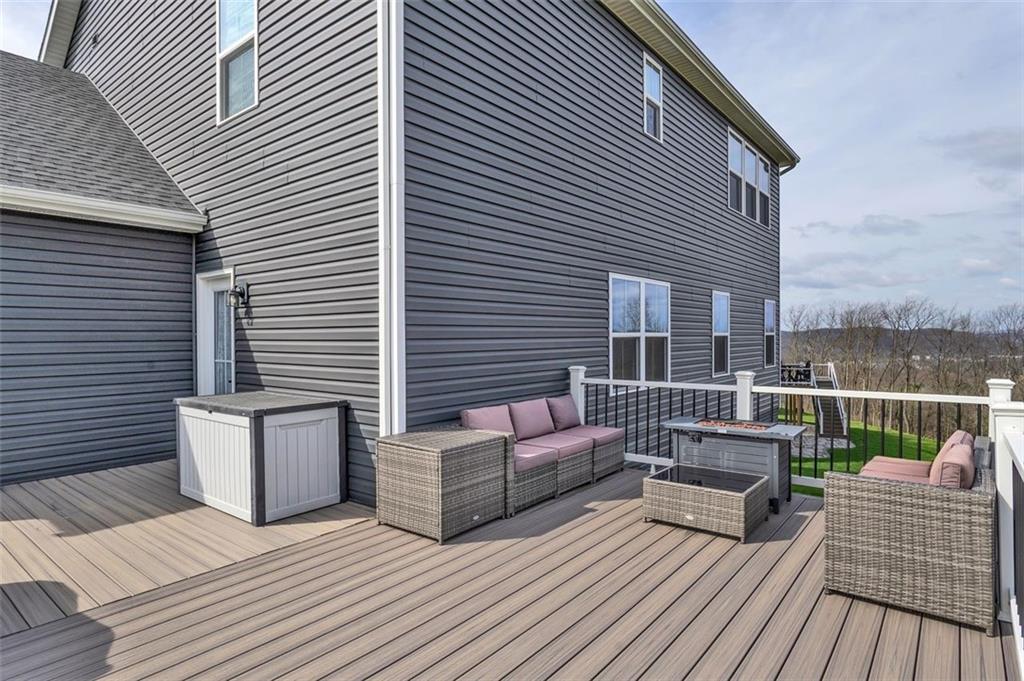 134 Woodsman Rdg Drive Harmony, PA 16037 - Photo 33 of 45 a view of roof deck with couches and potted plant
