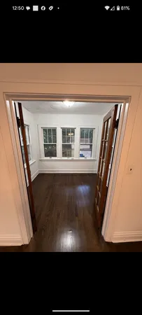 a view of stairs