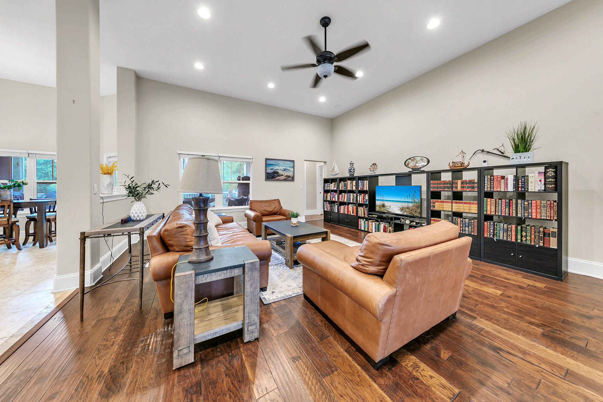 4078 Bond Circle Niceville, FL 32578 - Photo 7 of 37 a living room with furniture and a wooden floor