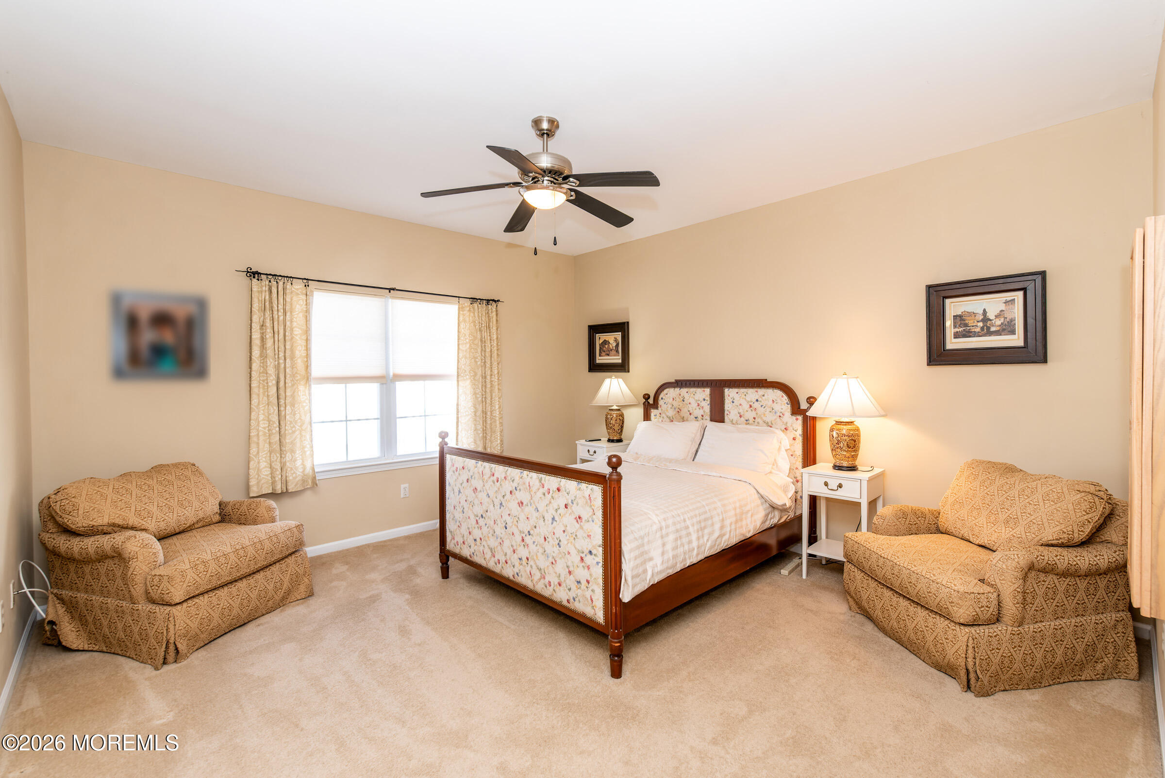 1609 Tamiami Road Forked River, NJ 08731 - Photo 33 of 49 a bedroom with a bed couch and window