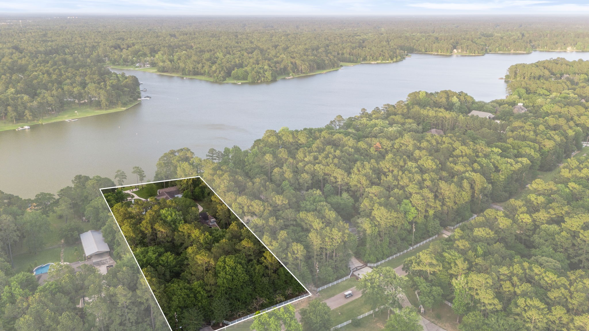 20002 Indigo Lake Drive Magnolia, TX 77355 - Photo 49 of 50 a view of a lake from a mountain view