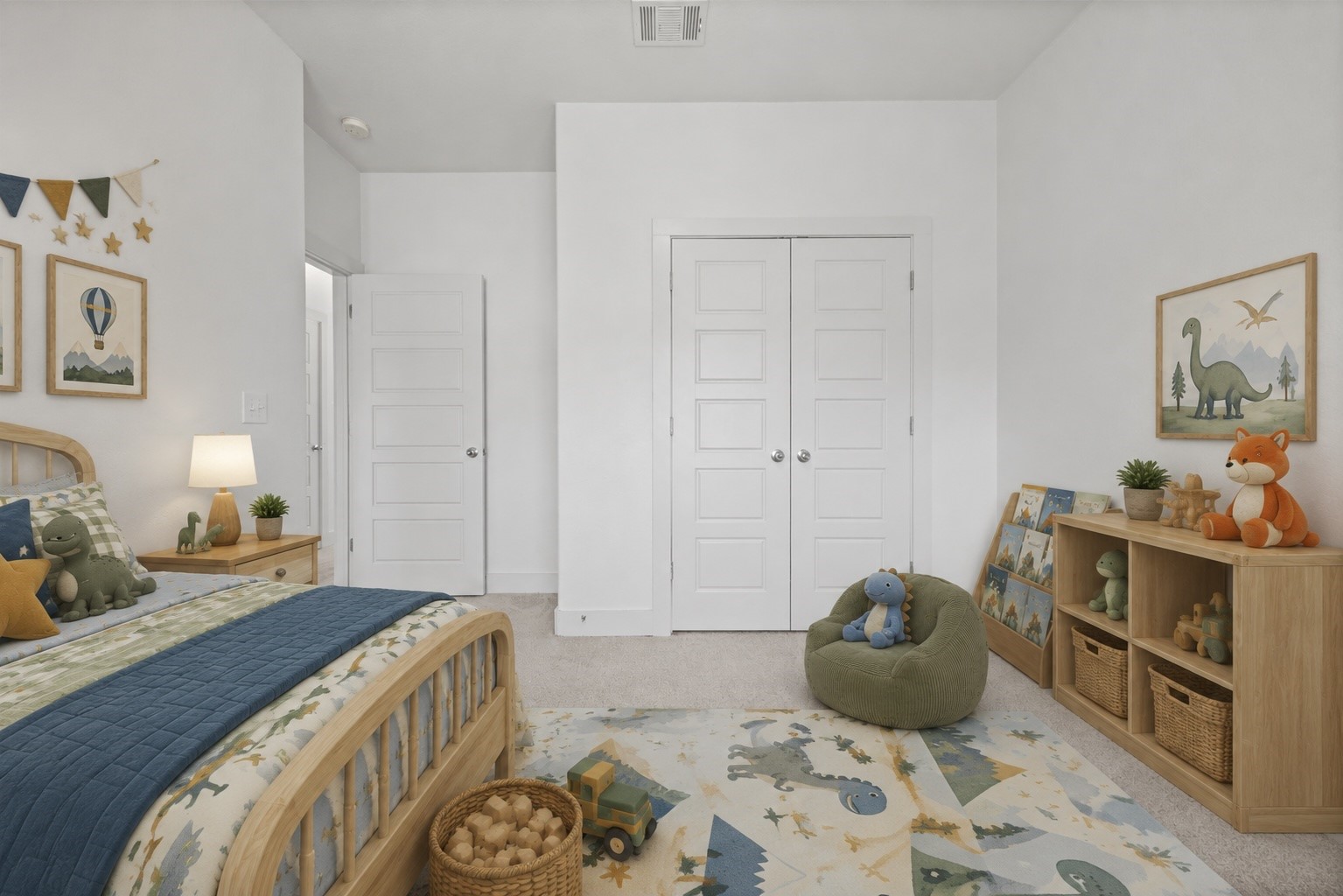 2303 Capulet Street Austin, TX 78741 - Photo 21 of 24 Generous closet space provides convenient storage in this versatile guest bedroom. Fresh neutral finishes and new carpet create a clean, move-in-ready setting. This picture is virtually staged.