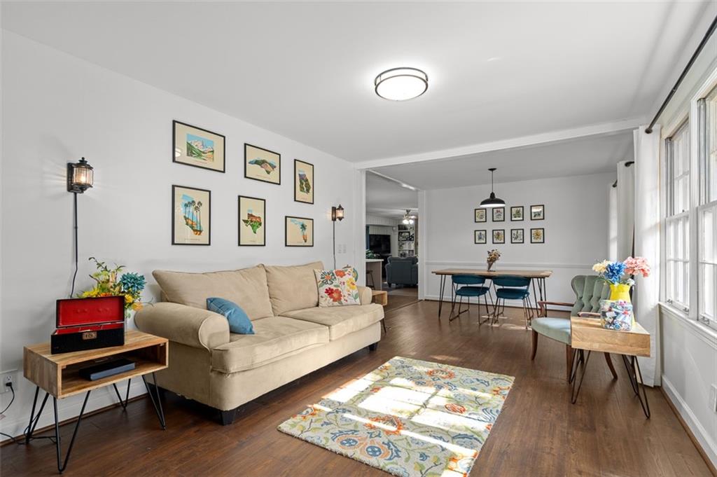 1436 Willivee Drive Decatur, GA 30033 - Photo 13 of 49 a living room with furniture and wooden floor