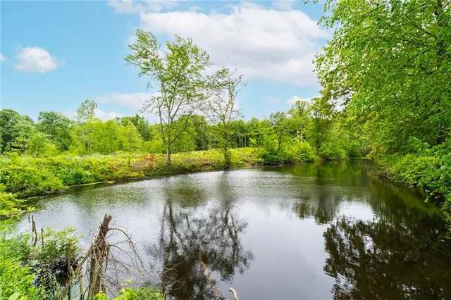 a view of a lake with a lake