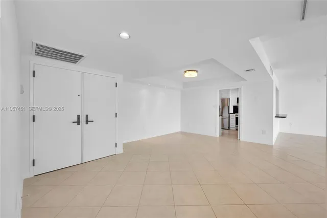 a view of an empty room