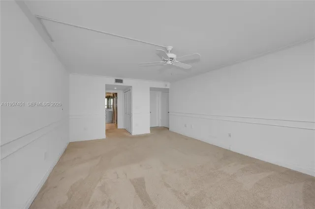 a view of empty room