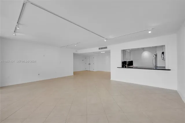 a view of an empty room