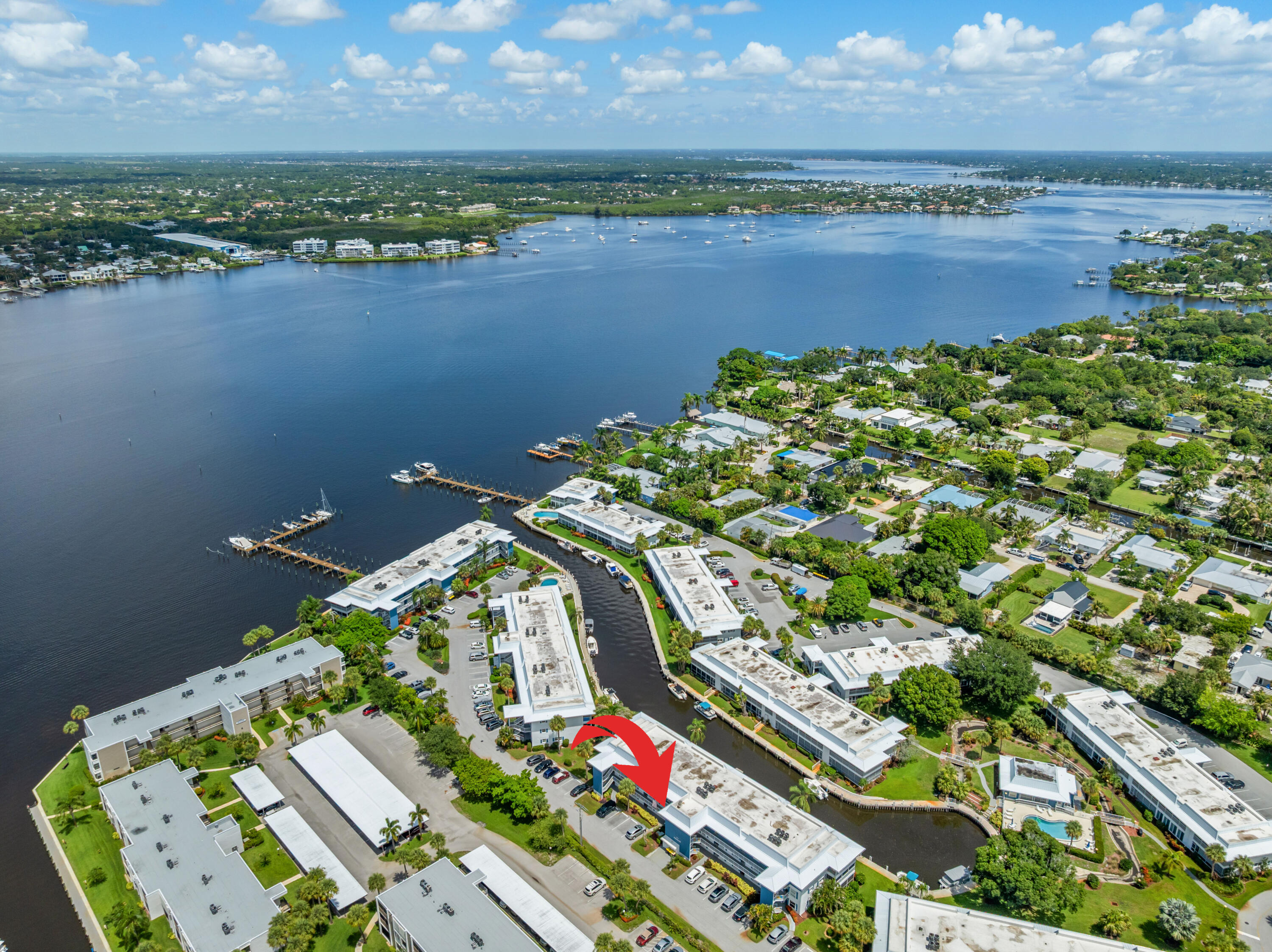 1864 Southwest Palm City Road, Unit 103 Stuart, FL 34994 - Photo 33 of 44 DJI_0960_Arrow
