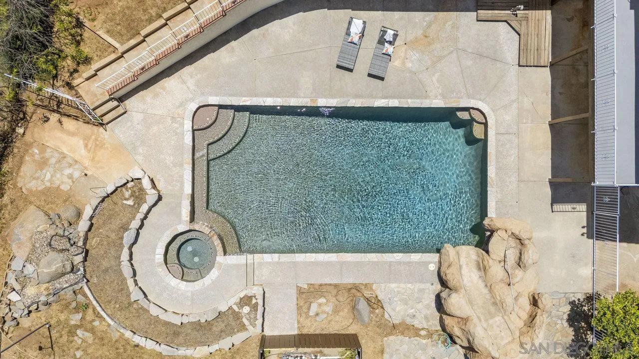 2047 Via Del Torrie Alpine, CA 91901 - Photo 50 of 53 a bathroom with a sink and mirror