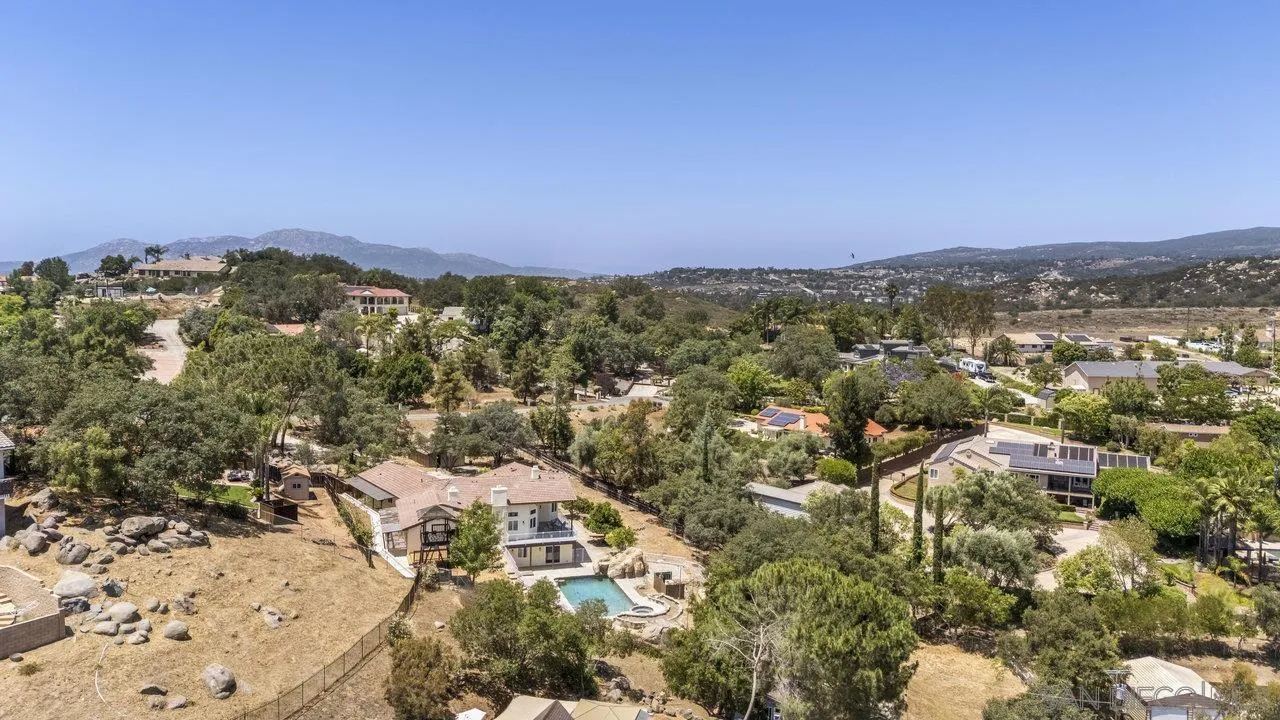 2047 Via Del Torrie Alpine, CA 91901 - Photo 52 of 53 an aerial view of a house with a yard
