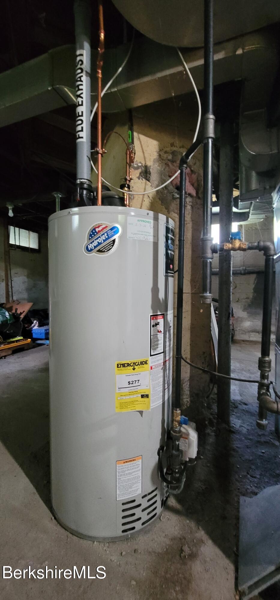 50 Ridge Avenue Pittsfield, MA 01201 - Photo 37 of 39 Gas HW Heater