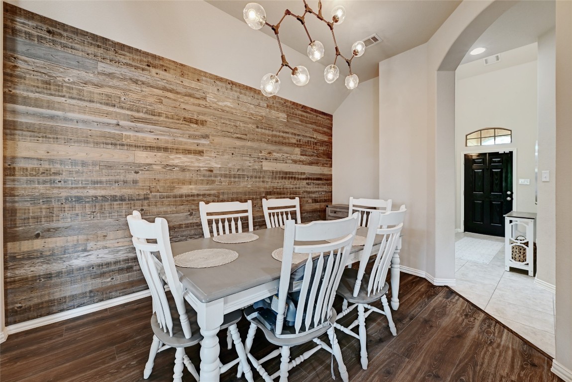 2812 St Paul Rivera Round Rock, TX 78665 - Photo 5 of 28 a view of a dining room with furniture and wooden floor
