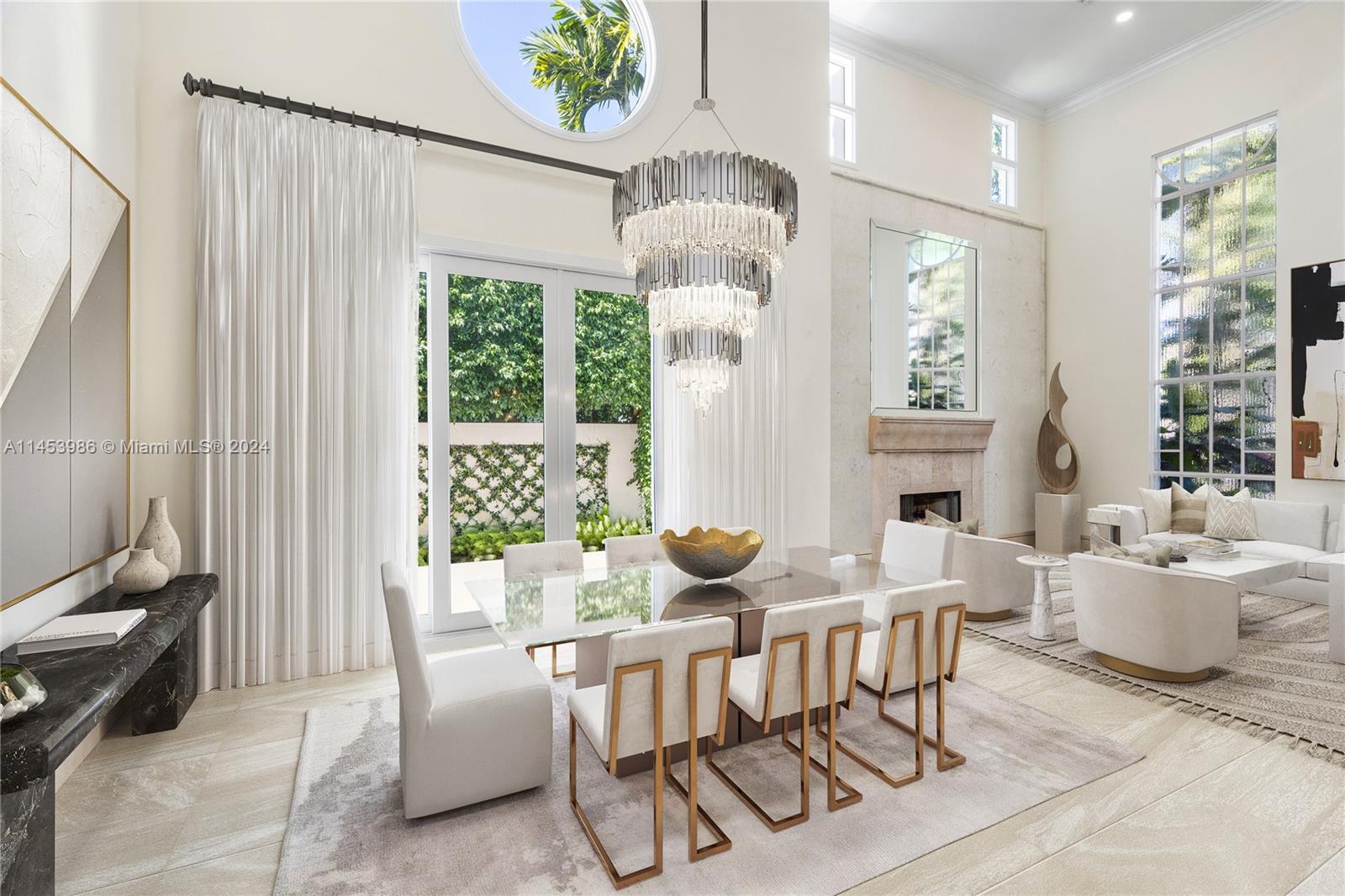 6350 Allison Road Miami Beach, FL 33141 - Photo 8 of 57 a living room with furniture and a large window