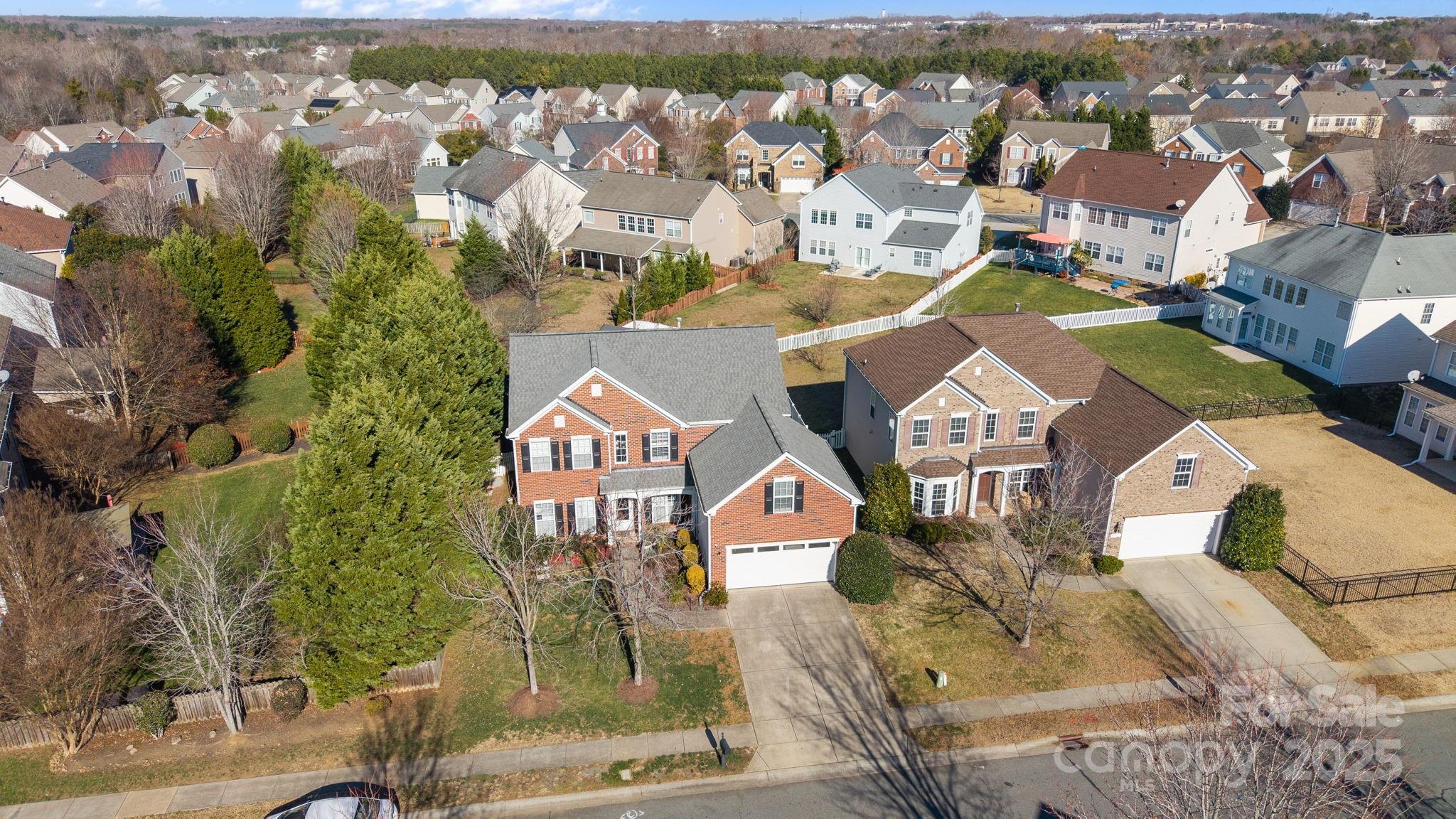 6416 Baltray Road Charlotte, NC 28278 - Photo 32 of 34 an aerial view of residential houses with outdoor space