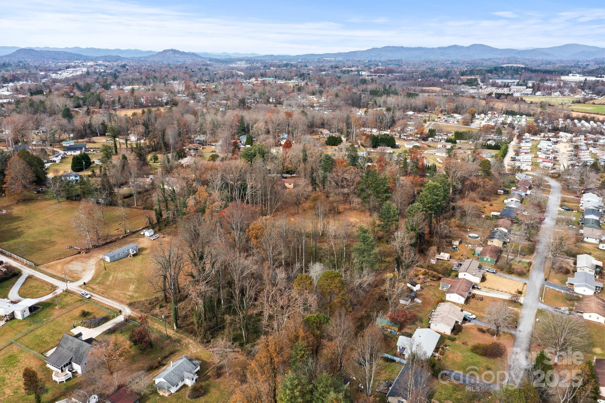 601 East Blue Ridge Road East Flat Rock, NC 28726 - Photo 30 of 48 an aerial view of residential houses with outdoor space