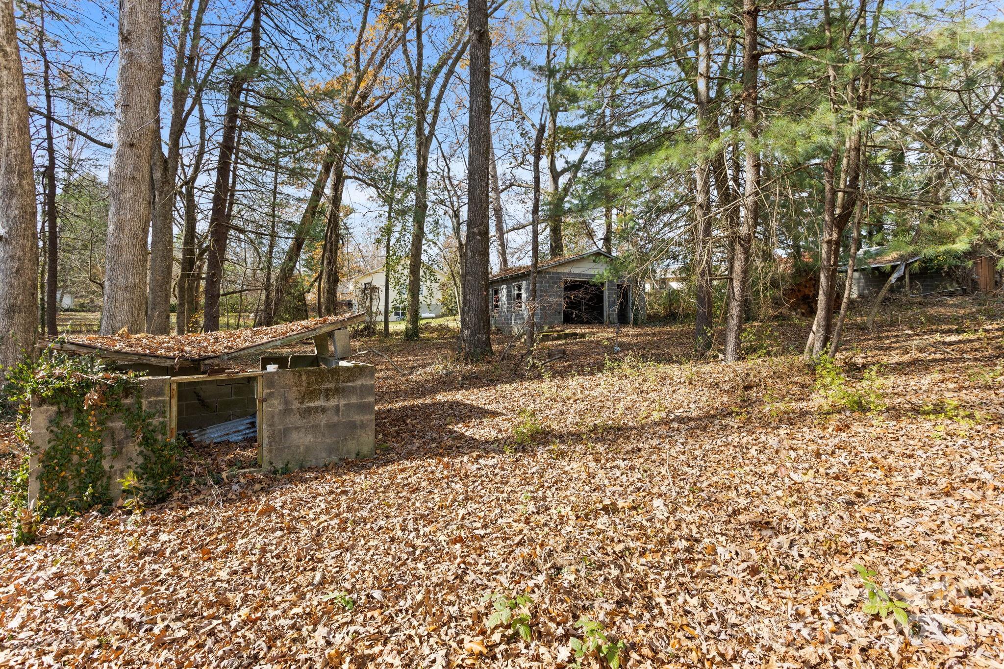 601 East Blue Ridge Road East Flat Rock, NC 28726 - Photo 43 of 48 a view of a yard with wooden fence