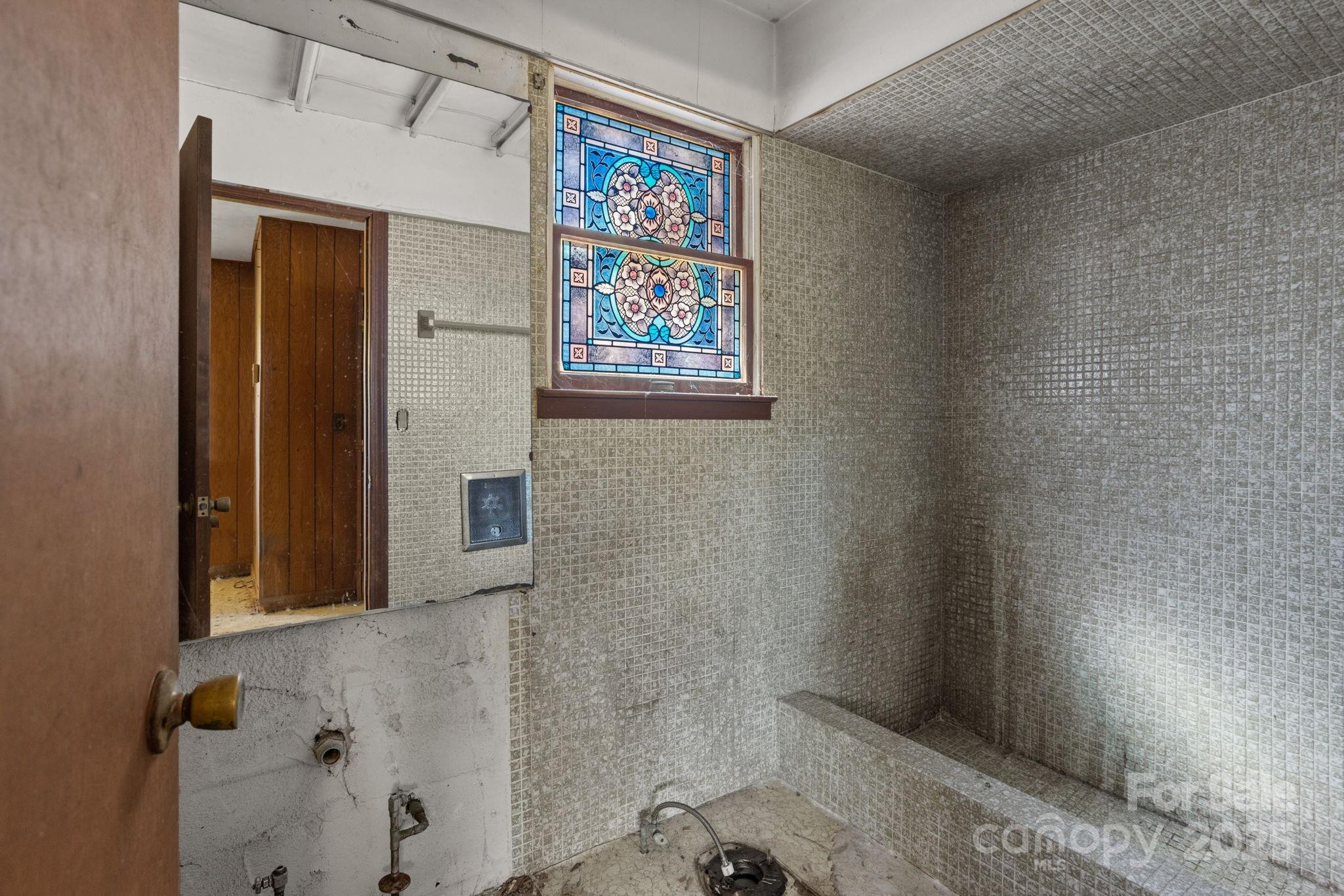 601 East Blue Ridge Road East Flat Rock, NC 28726 - Photo 10 of 48 a bathroom with a shower and a sink