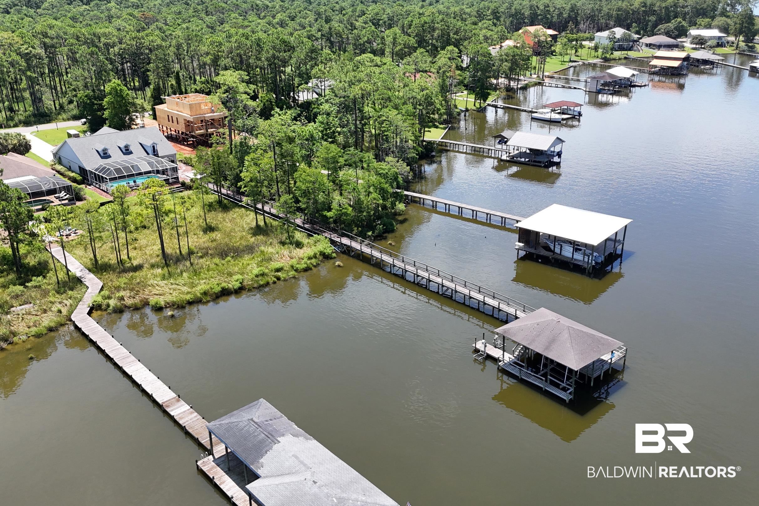 8585 Bay Harbor Road Elberta, AL 36530 - Photo 42 of 51 Drone / aerial view of a large body of water