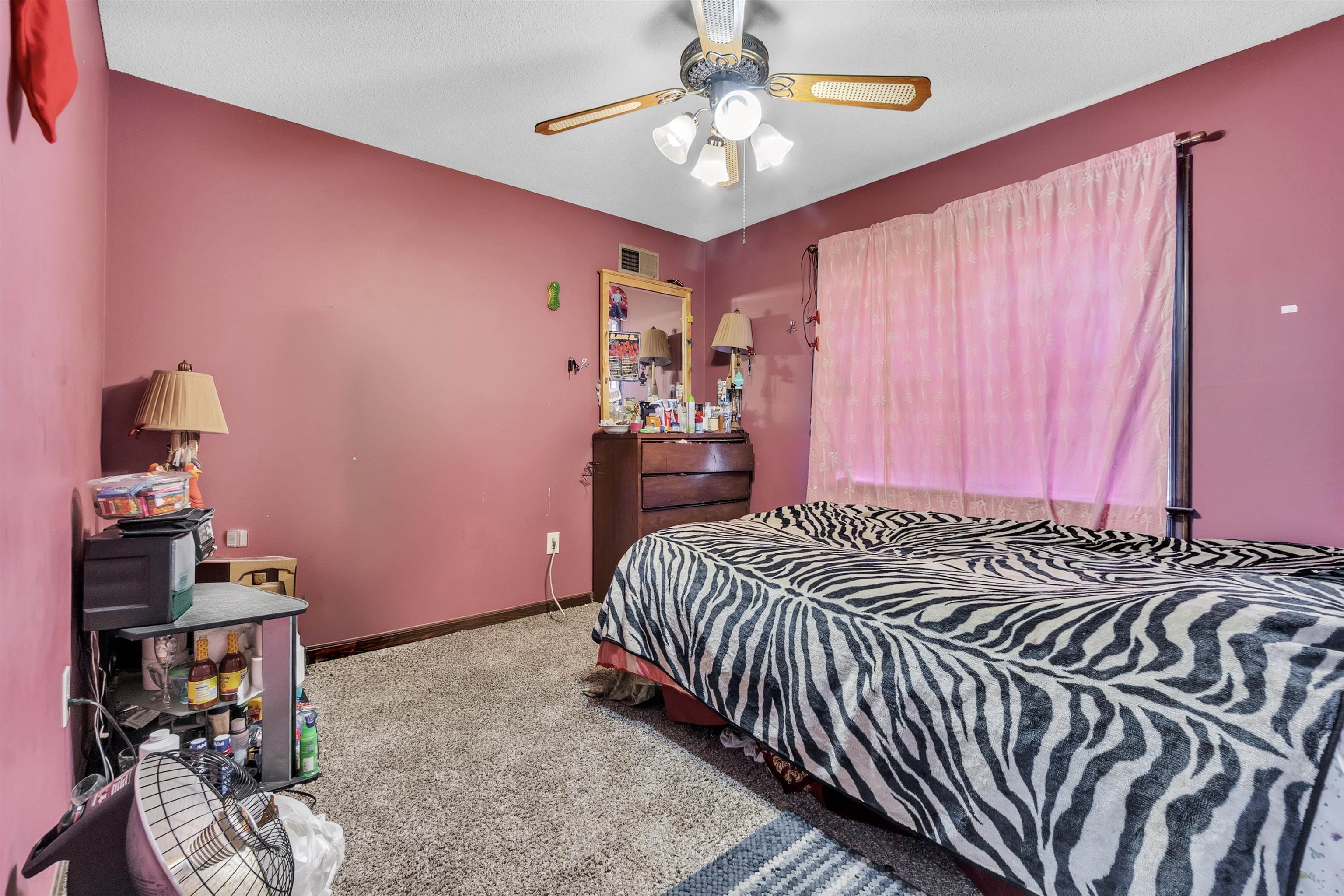 3463 Dupre Street Memphis, TN 38115 - Photo 16 of 25 Bedroom with carpet flooring and a ceiling fan