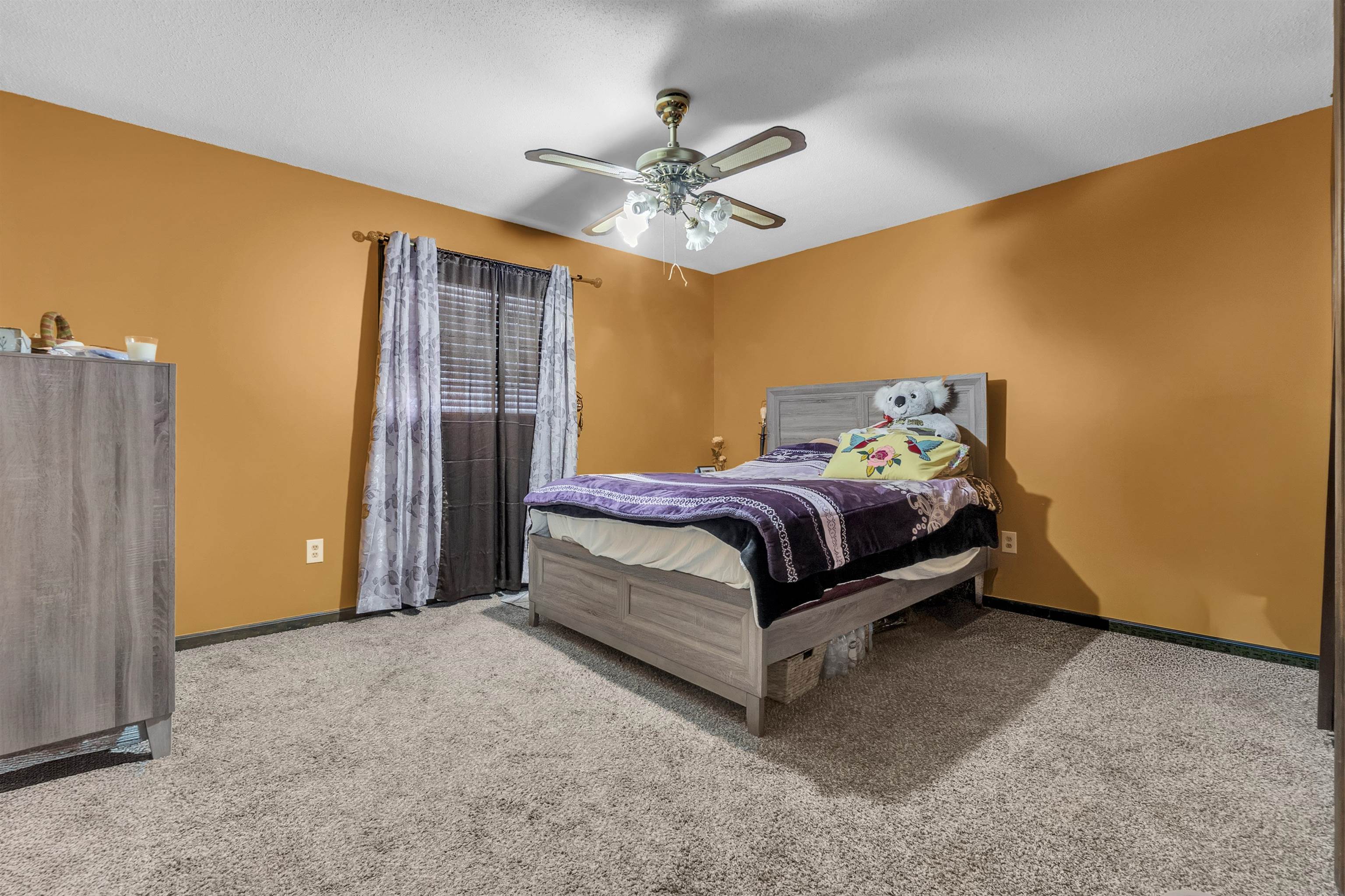 3463 Dupre Street Memphis, TN 38115 - Photo 19 of 25 Bedroom featuring light colored carpet and ceiling fan