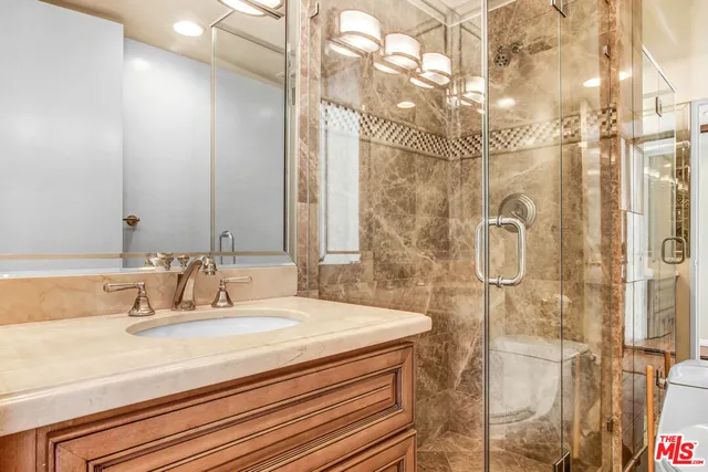 a view of a city with tall buildings