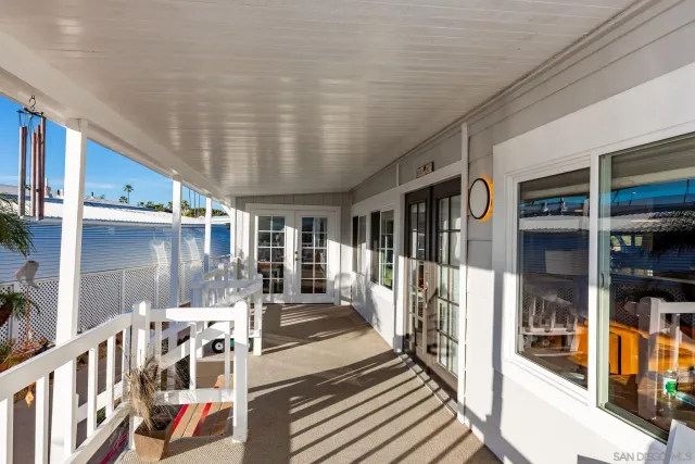 a front view of a building with parking