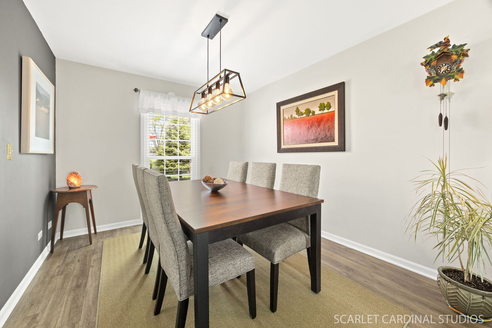 1677 Casa Solana Drive Wheaton, IL 60189 - Photo 8 of 30 a view of a dining room with furniture and wooden floor