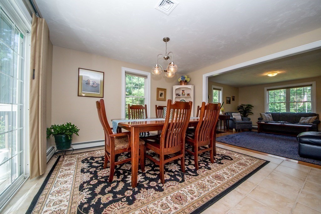 25 Squirrel Island Road Wareham, MA 02576 - Photo 15 of 39 a view of a dining room with furniture window and wooden floor