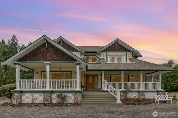 a front view of a house with windows