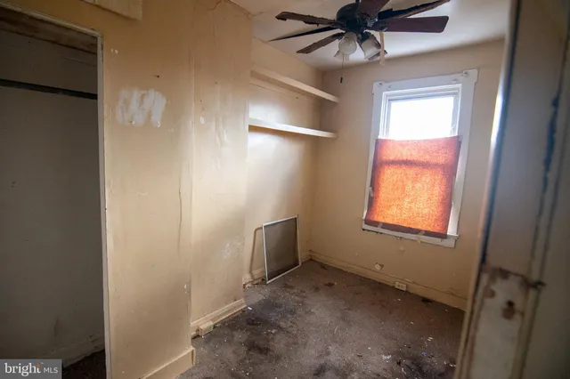 a view of an empty room