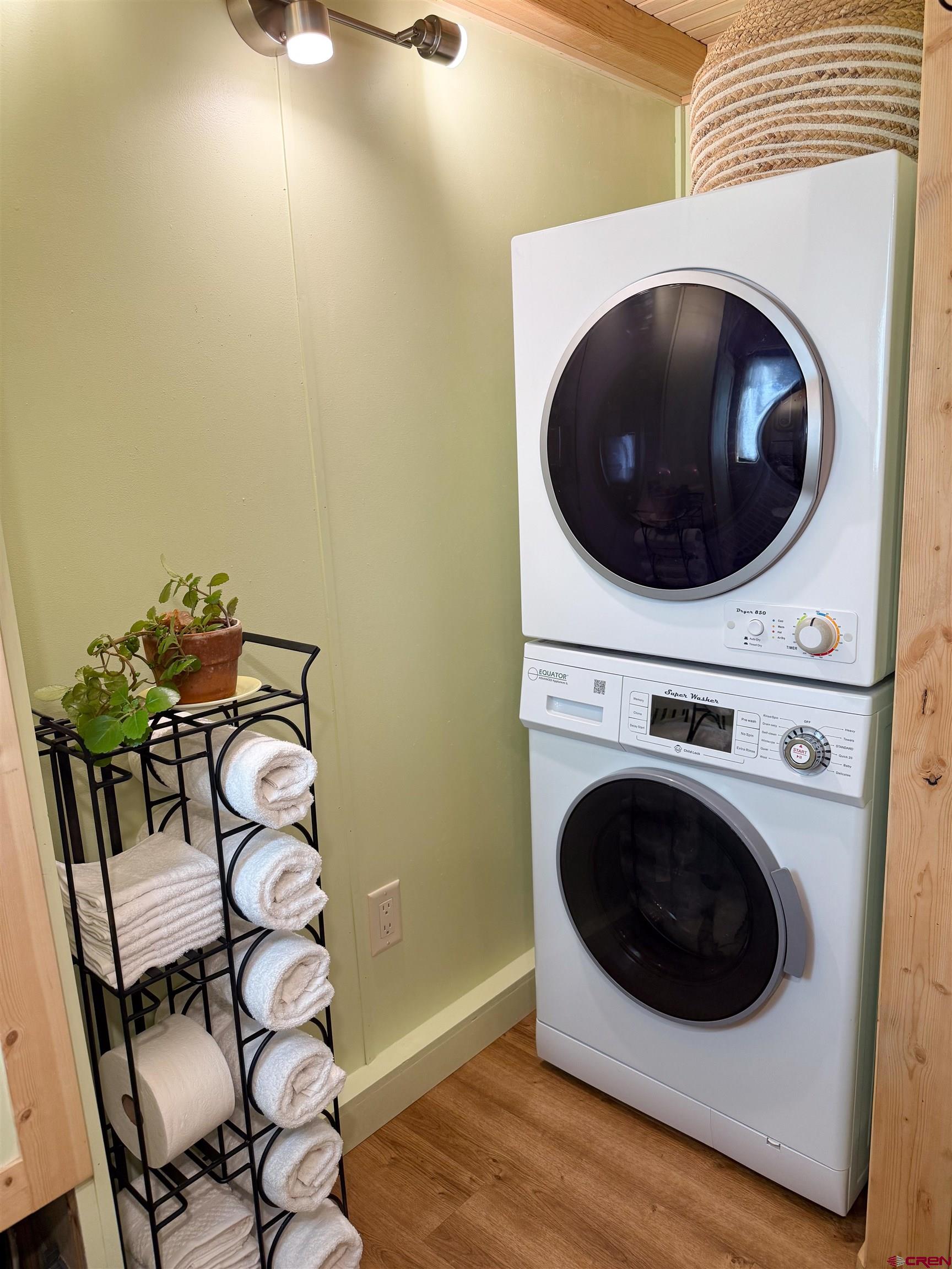 485 Florida Road, Unit C5 Durango, CO 81301 - Photo 24 of 40 a utility room with dryer and washer