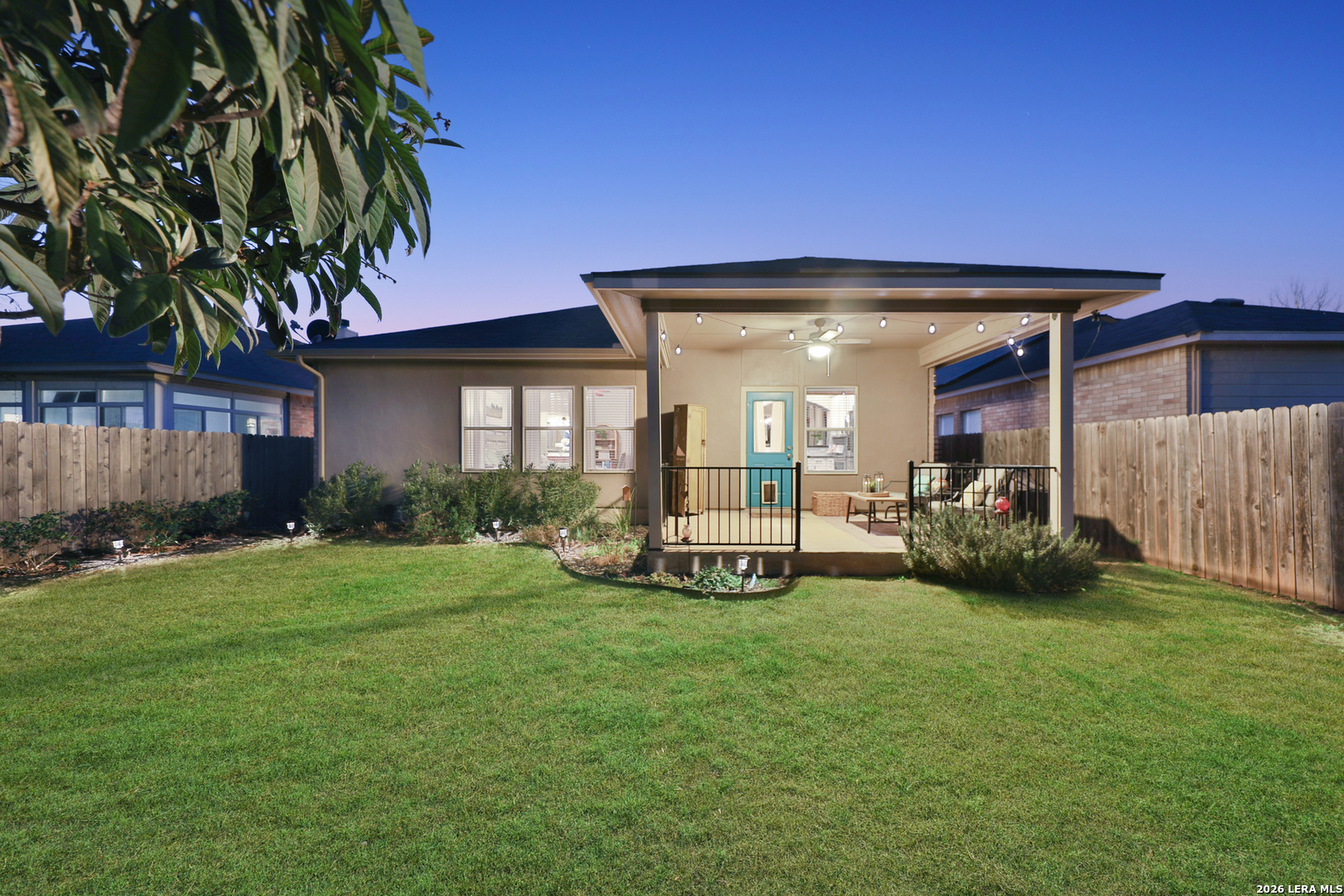 10414 Pecne Path Helotes, TX 78023 - Photo 42 of 42 a view of a house with backyard porch and sitting area