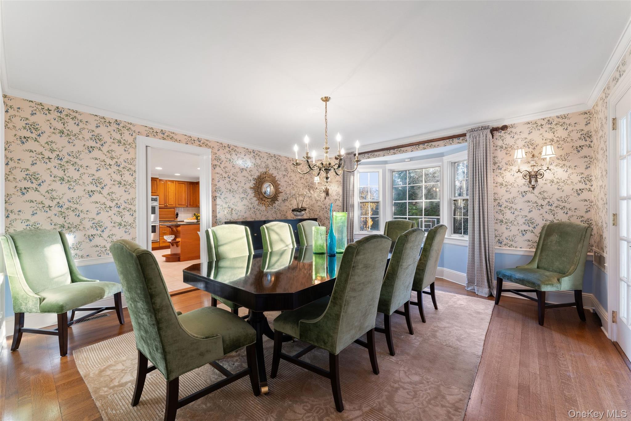 24 Olmsted Road Scarsdale, NY 10583 - Photo 7 of 39 a view of a dining room with furniture window and outside view