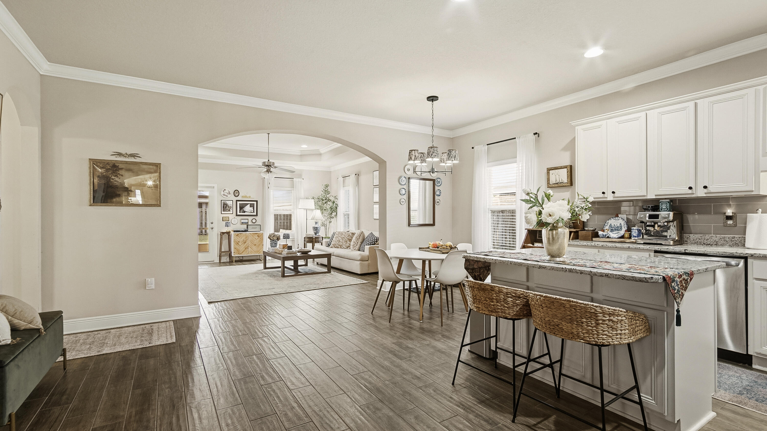 54 Lottie Loop Freeport, FL 32439 - Photo 13 of 63 a view of a kitchen and dining room