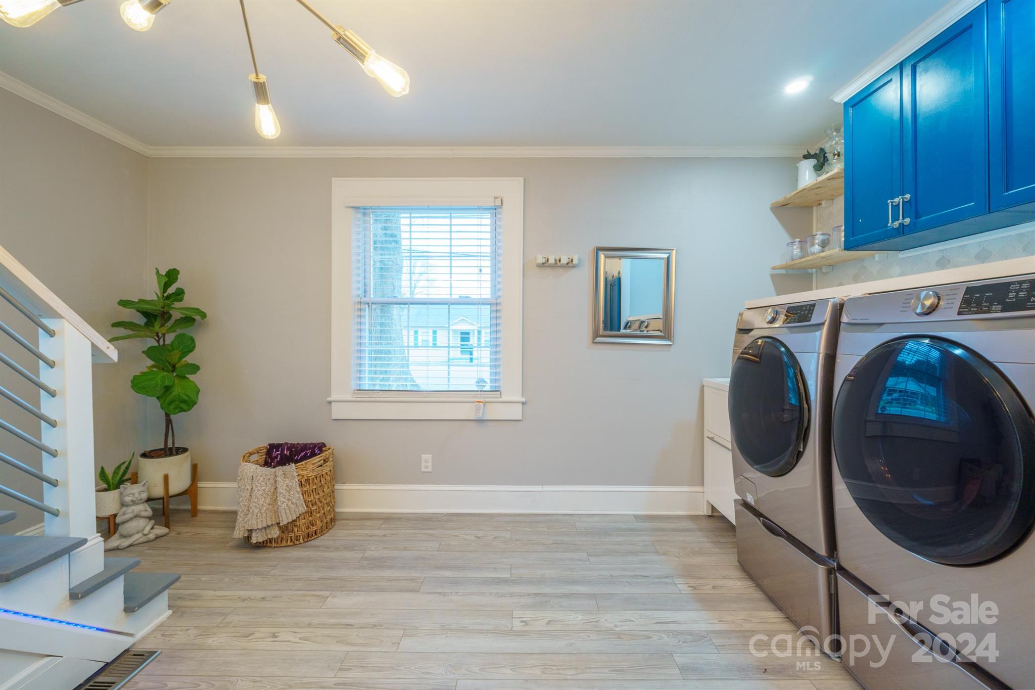 1072 5th Street Northeast Hickory, NC 28601 - Photo 20 of 27 a storage room with washer and dryer