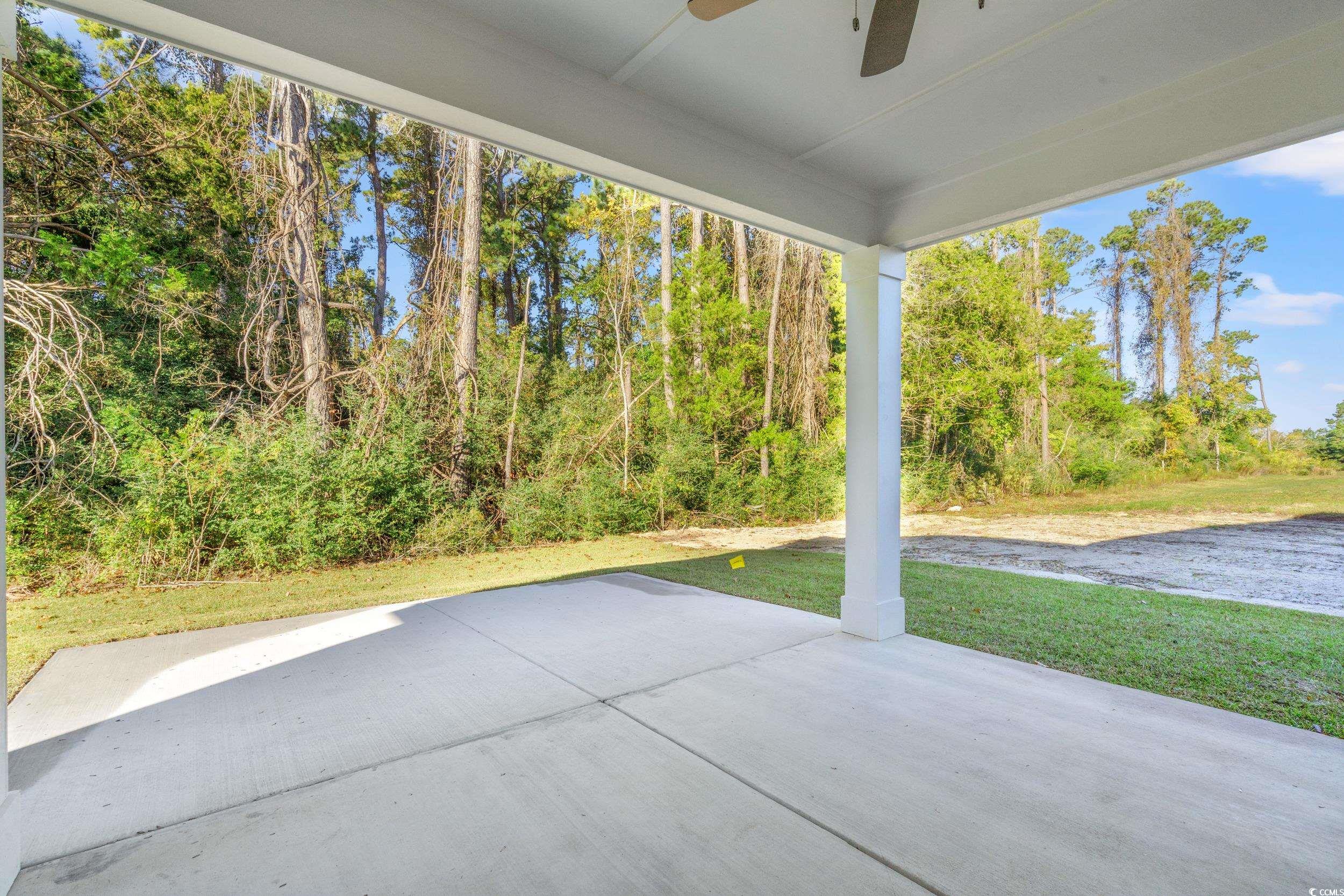 1201 Crooked Hook Road North Myrtle Beach, SC 29582 - Photo 19 of 23 Unfurnished bedroom with crown molding, light colored carpet, ceiling fan, and ensuite bathroom