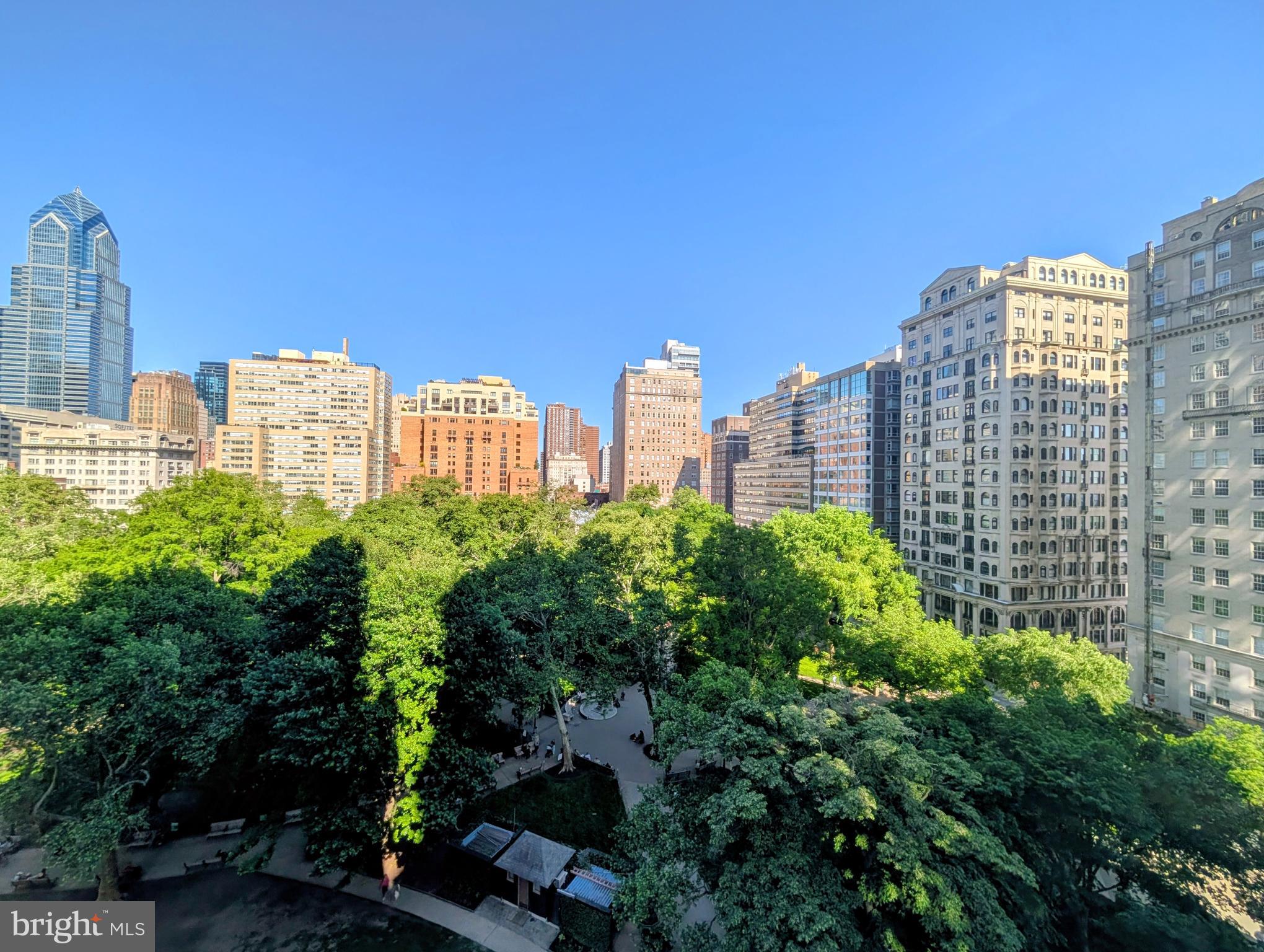 220 West Rittenhouse Square, Unit 10C Philadelphia, PA 19103 - Photo 2 of 39 a view of a city with tall buildings