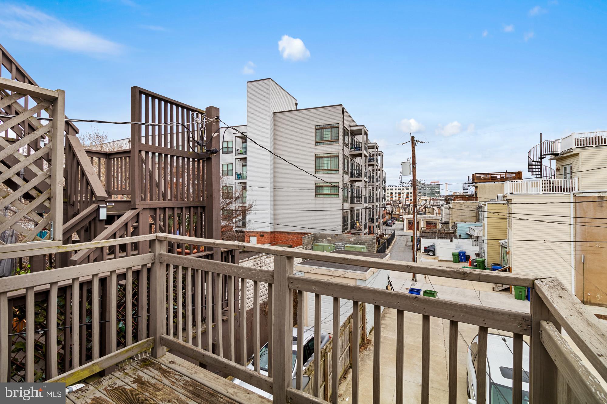 1812 Light Street Baltimore, MD 21230 - Photo 30 of 45 a view of a building from a balcony