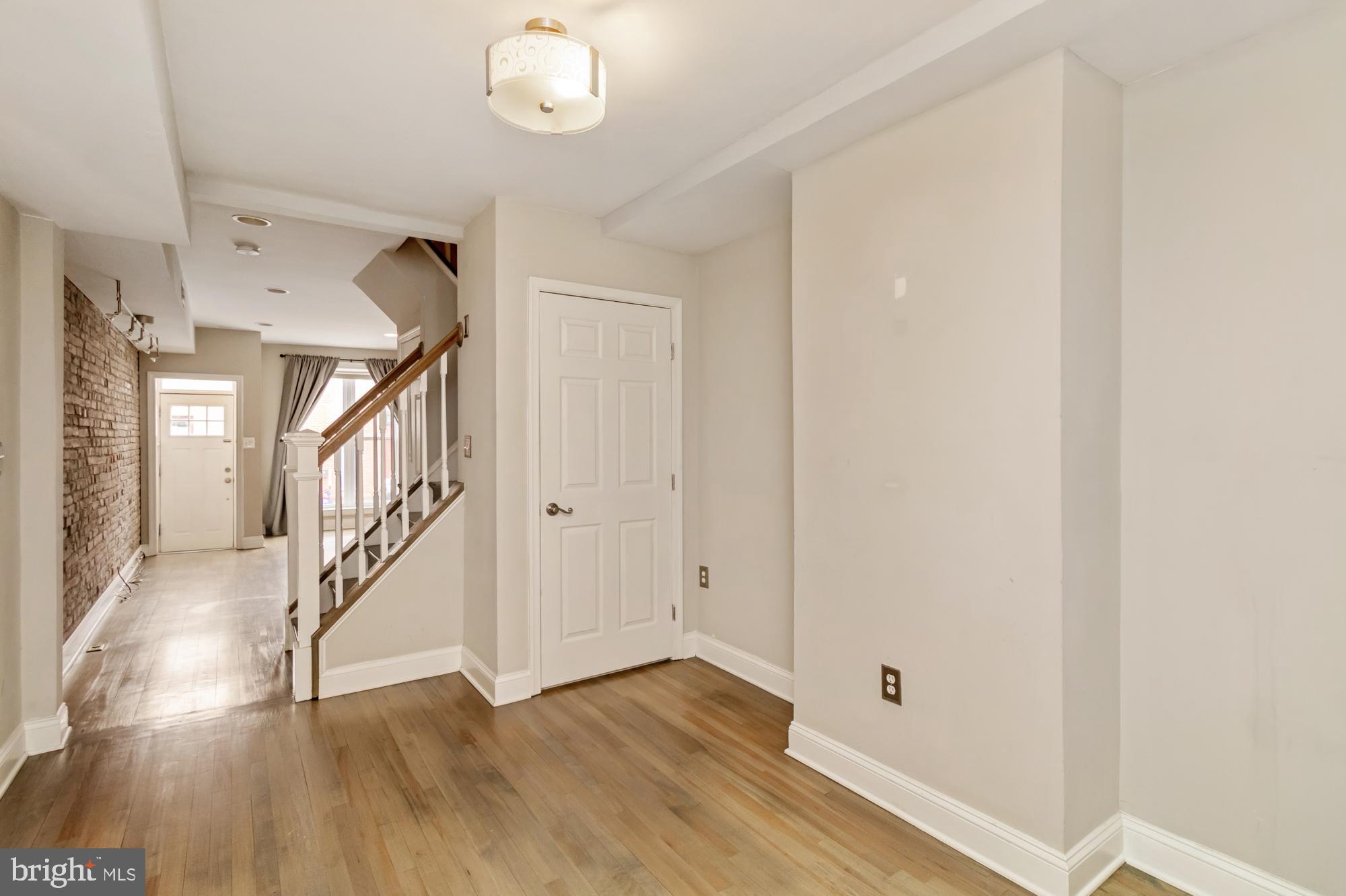 1812 Light Street Baltimore, MD 21230 - Photo 9 of 45 a view of entryway with wooden floor
