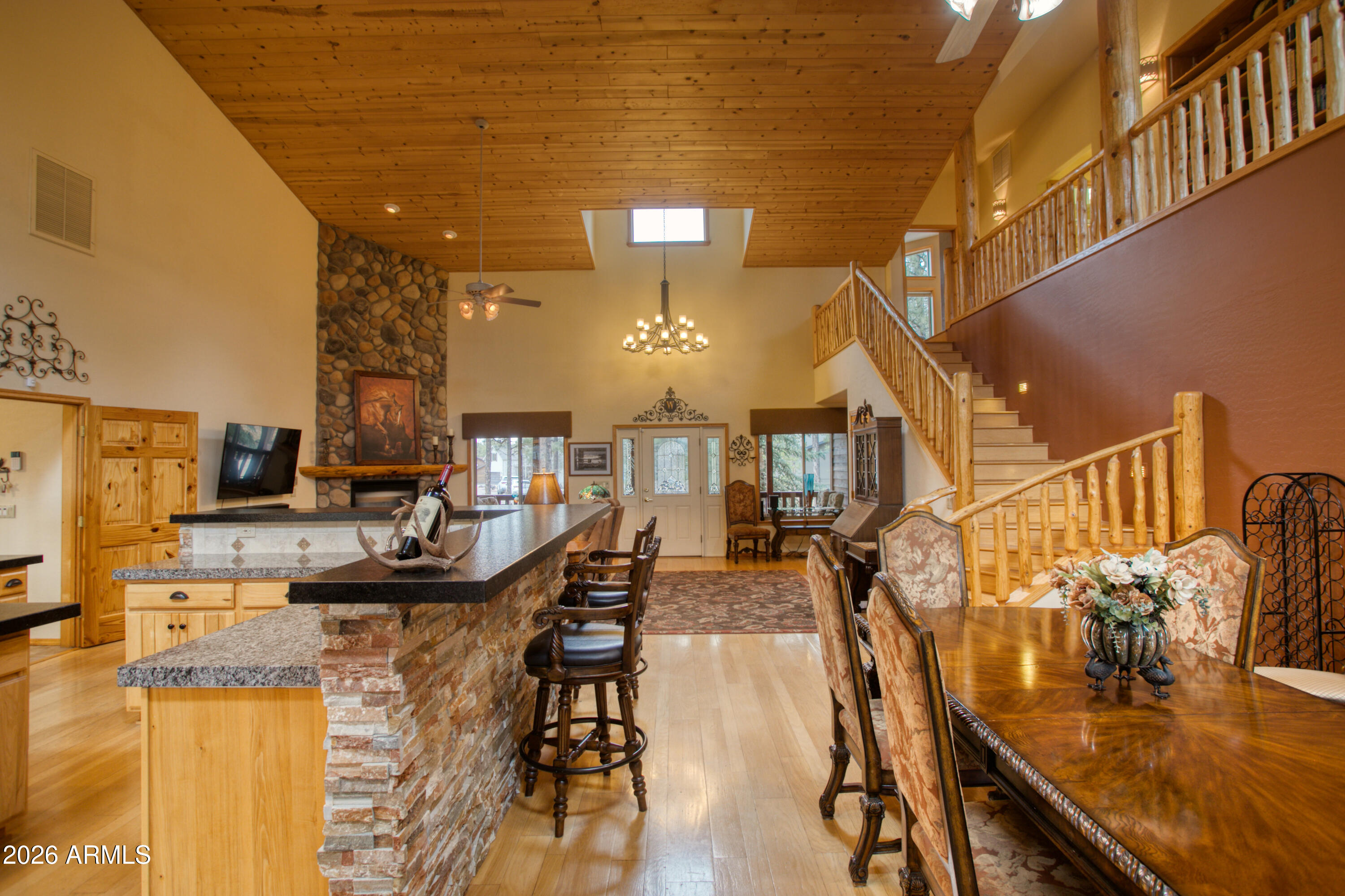 826 Pine Creek Circle Lakeside, AZ 85929 - Photo 15 of 68 a view of a living room and dining room