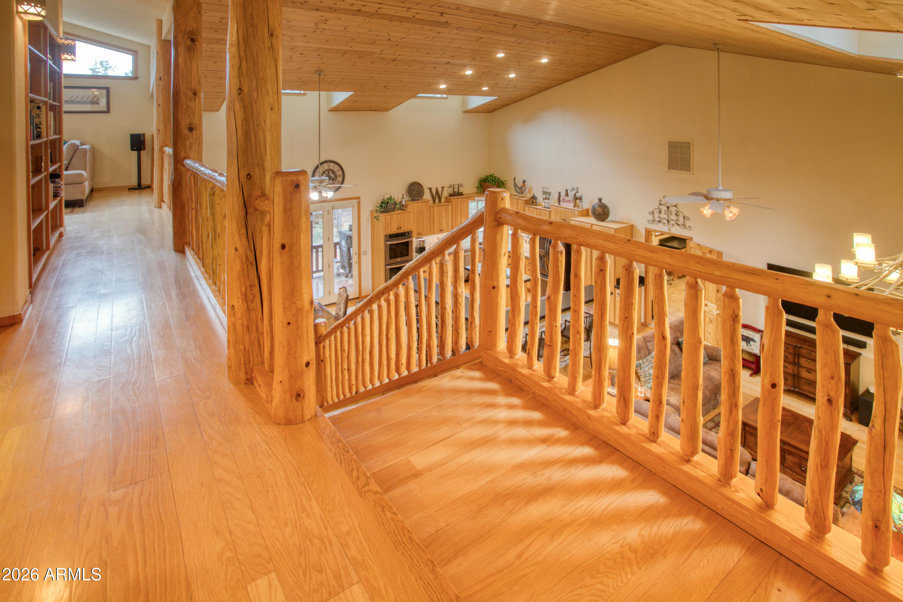 826 Pine Creek Circle Lakeside, AZ 85929 - Photo 26 of 68 a view of a porch with wooden floor