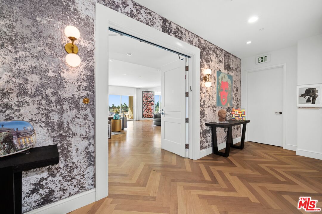 1 West Century Drive, Unit 5B Los Angeles, CA 90067 - Photo 20 of 21 a view of a hallway and dining room