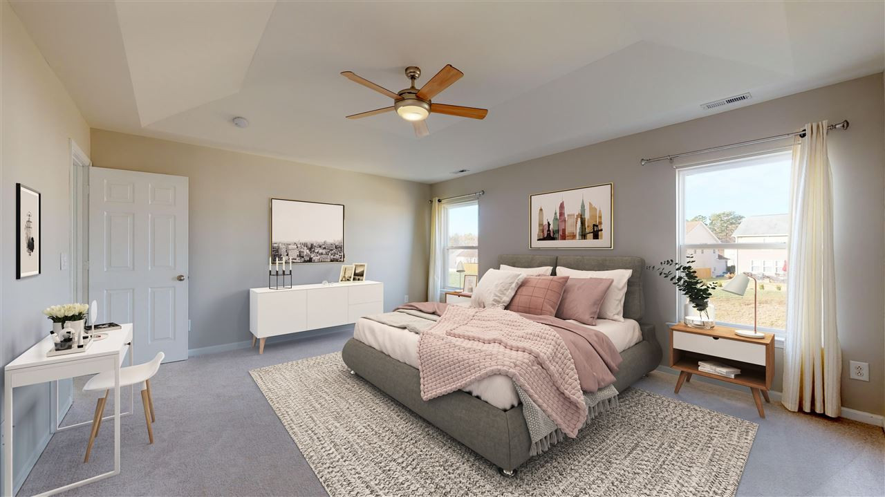 630 Conover Road Durham, NC 27703 - Photo 9 of 30 Master Bedroom with Virtual Staging