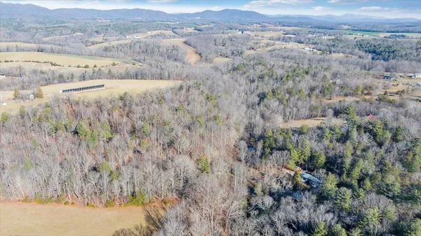 a view of an outdoor space and a mountain view