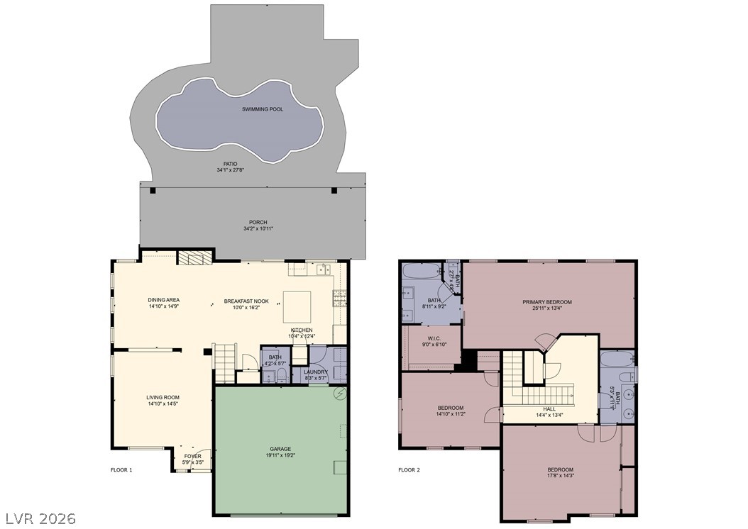 2199 Maple Shade Street Henderson, NV 89002 - Photo 75 of 75 Floor plan